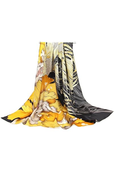 andantino 100% Silk Scarf 43" Large Square Lightweight Headscarf& Shawl–Women...