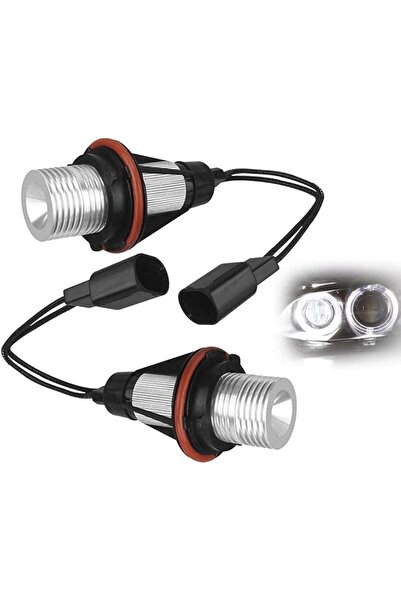 MAKINGTEC مصابيح LED على شكل عيون الملاك 1000 لومن 6000 كلفن، قطع غيار السيار...