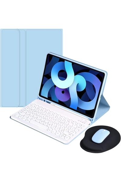 GENERAL Keyboard Case with Arabic English Bluetooth Keyboard & Wireless Mouse...