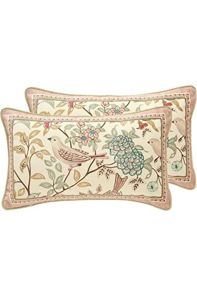 patdrea Decorative Rectangle Throw Pillow Covers, Linen Farmhouse Throw Cover...