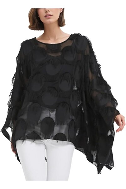 GENERAL Wiiiwish Women's Loose Solid Long Batwing Sheer Chiffon Caftan Wrap P...
