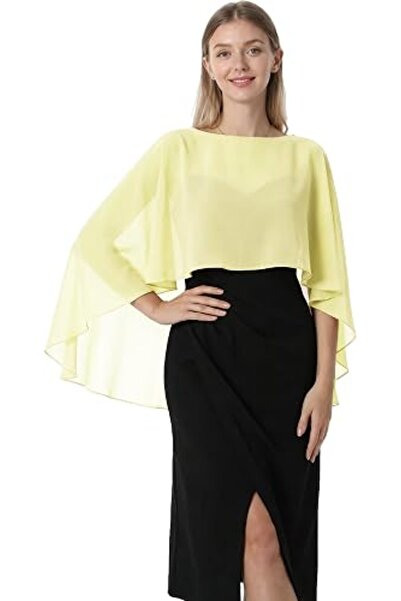 GENERAL womens Chiffon Cape001 Pashmina Shawl
