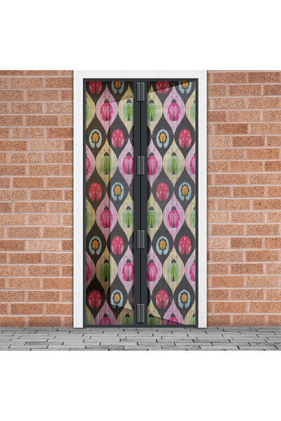 Alista Home Plasă magnetică anti-țânțari pentru ușă, 100x210 cm, model buburu...