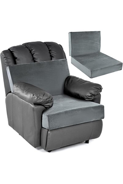 HOMBYS Memory Foam Recliner Chair Cushions for Elderly, 4" Thick Chair Pads w...