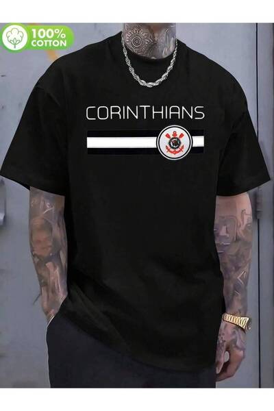 4Car Men'S Corinthians Soccer Jersey T-Shirt | 100% Breathable Retro Tee, Reg...