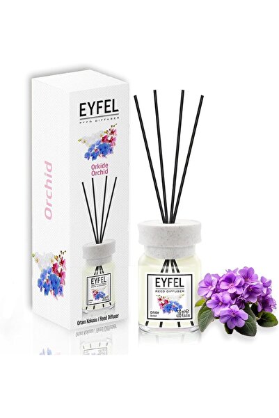 Generic Orchid Reed Diffuser 120ml | Elegant Floral Room Fragrance with 4 Bam...