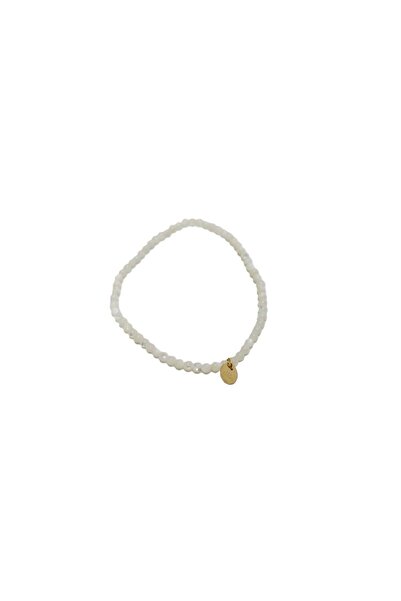 Les Cleias White Stone Bracelet