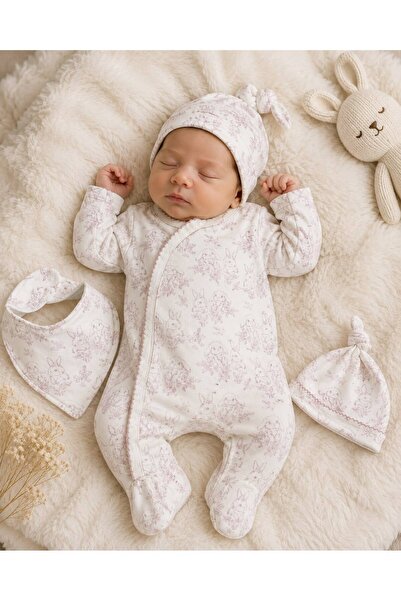 Mummys Candles Baby Girl 10-Piece Newborn Hospital Set - 100% Natural Cotton ...