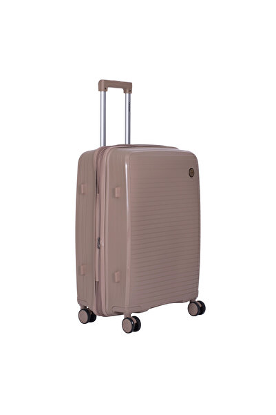 CASLON Troler Cabină Basic 65 cm, Polipropilenă (PP), 4 Roți Duble 360°, Lacă...