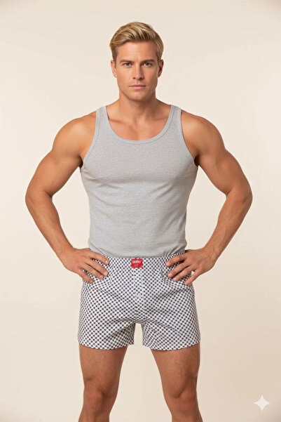 Mariposa Secret Şahinler men's combed cotton boxer e010
