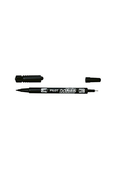 MC Micostore Marker permanent Twin Pilot 2 capete negru