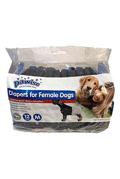 Pawise Köpek Alt Bağlama Bezi M Boy 12 Adet