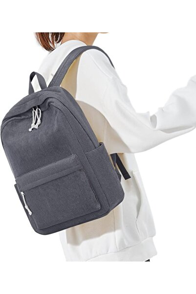 BTOOP School Backpack for Teens Large Corduroy Bookbag Lightweight Girls Boys...
