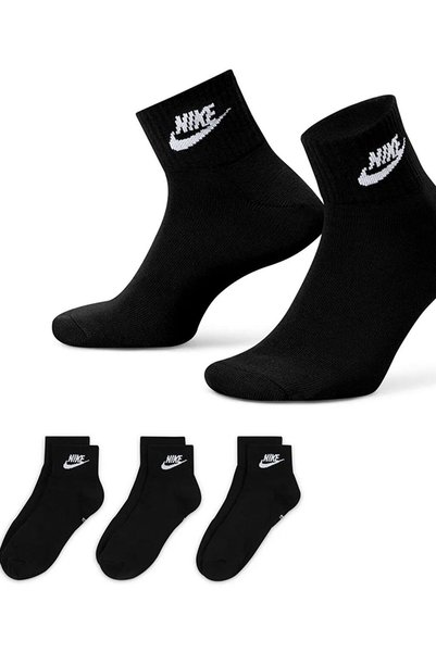Nike Çorap NSW EVERYDAY ESSENTIAL CR Günlük Çorap 3'lü Spor Çorap 3'lü Çorap ...
