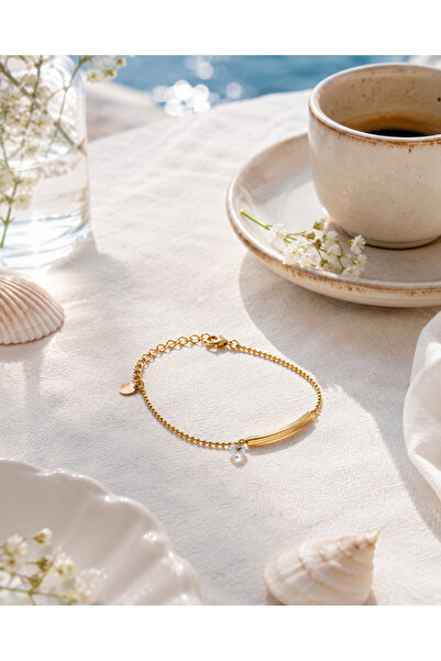 Golden Drop Bileklik+Halhal