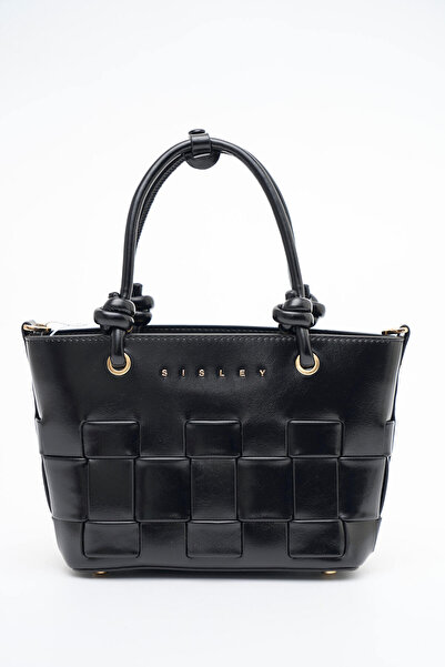 Sisley حقيبة يد نسائية سوداء SLY442