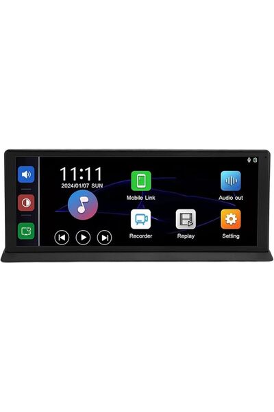 LUOCUTE شاشة لمس لاسلكية 10.26 بوصة، كاميرا لوحة القيادة 4K وكاميرا خلفية 108...