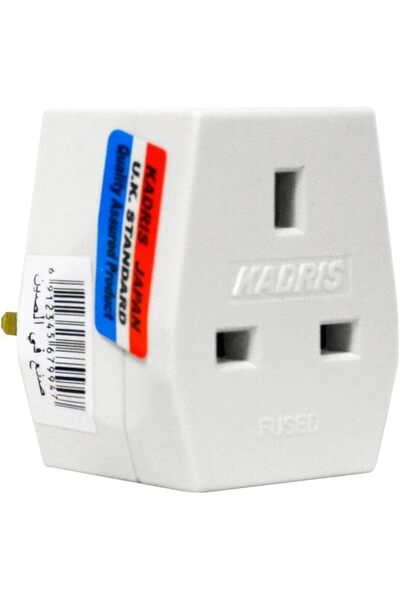 GENERAL Kadris MU-1063 3-In-1 Multi-Plug Adapter, White