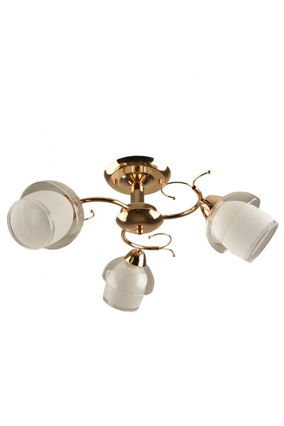 Klausen Candelabru Rosy KL100036, 3xE27, alb+auriu, IP20