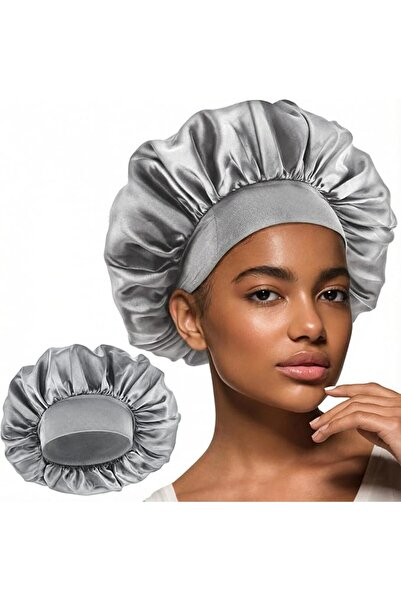 WLLHYF Silk Bonnet for Men, Satin Bonnet Single Layer Elastic Band Silk Sleep...