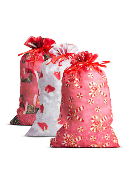 Alista Home Set pungi cadou din organza, 12 bucăți, 20x30 cm, transparente, m...