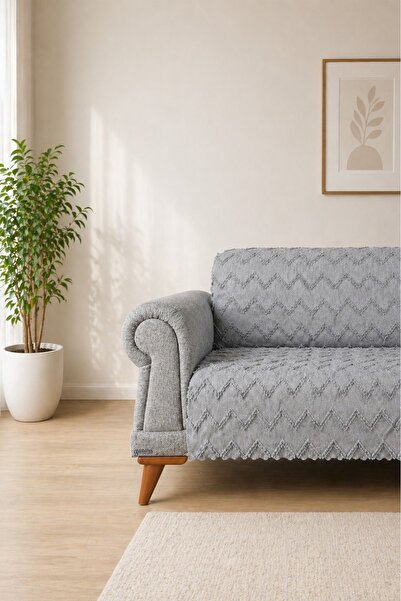 ARİFE HOME Sofa Cover Bearded Sofa Cover Flexible Washable 3 Seater One Piece...
