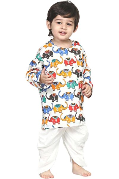 Polka Tots unisex-baby Festive Angrakha-1299_1 Angrakha Full Sleeve (pack of 2)