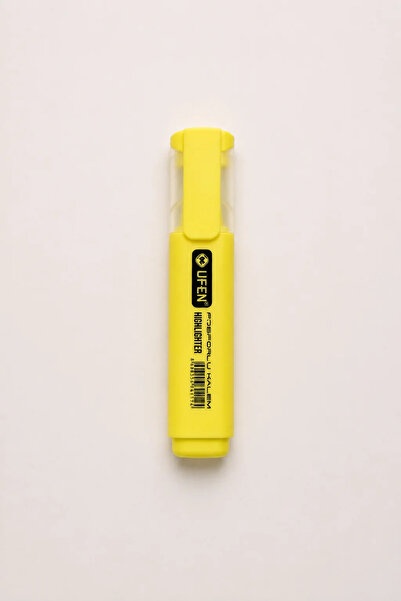 UFEN Soft Color Highlighter Pen |   Pastel Tone Marker Pen Yellow 1 Piece
