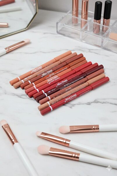 Miss Demi Miss Demi Lip Liner and Lip Filler Set Velvet Lipstick Multi Colors...