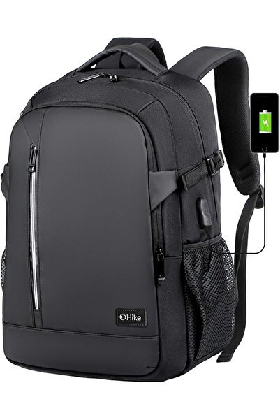 Hikers Hike Durable Unisex Laptop Backpack Water Resistant Shoulder Daypack w...
