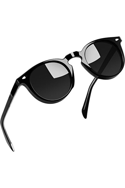Joopin Round Polarized Sunglasses for Women Men UV400 Protection | Classic Vi...
