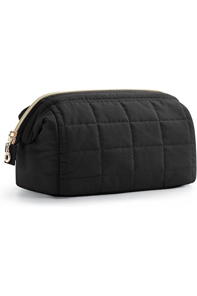 NALACAL Makeup Bag Travel Toiletry Bag, Travel Cosmetic Bag, Puffy Padded Mak...