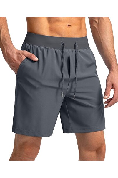 NALACAL Men's Running Shorts with Zipper Pockets, Lightweight Quick Dry Baske...