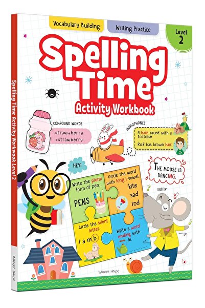 Wonder House Books Spelling Time Activity Workbook Book 2
