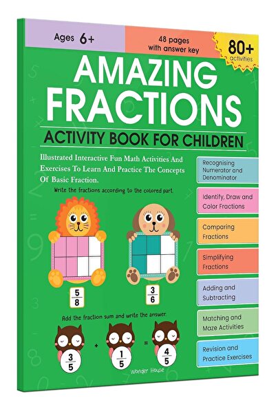 Wonder House Books Amazing Fractions : Activity Book for Children