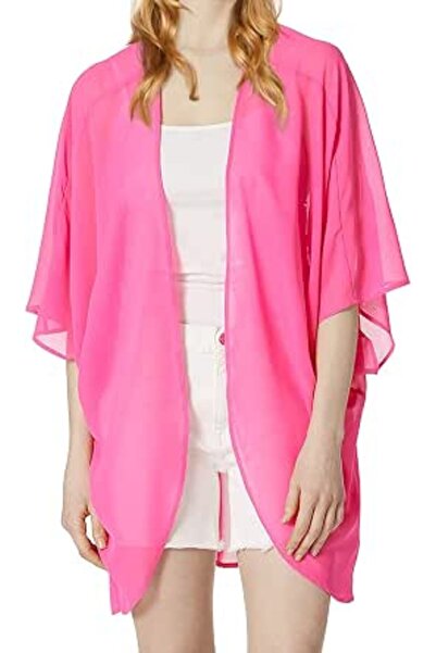 Chiffon Underwear كيمونو شيفون للنساء - غطاء للمايوه - كارديغان صيفي للشاطئ