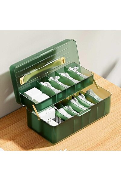 EXCEFORE Cable Organizer Box, Cable Management Box, Double Layer One Piece Or...