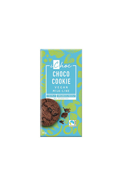 Ichoc Biscuiți cu ciocolată Vegani Bio 80 g