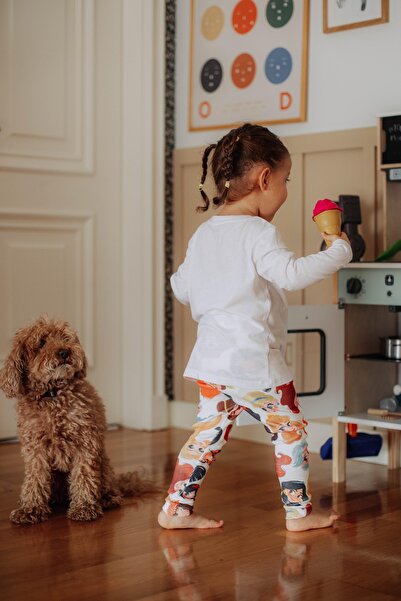 Evalin-go Sling Babyroom Kız Çocuk Desenli Tayt