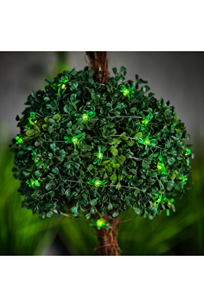 Alista Home Ghirlandă luminoasă solară LED cu libelule, 2,4 m, 25 LED-uri alb...