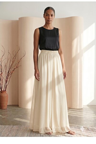 MERİT FASHION Premium Şifon Pantolon