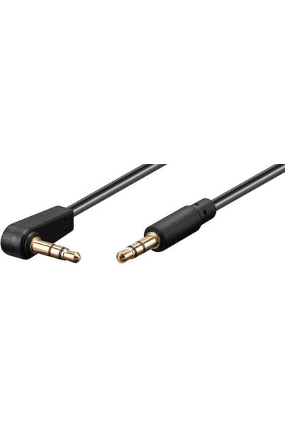 MicroConnect Καλώδιο Jack 3.5mm - Αρσενικό βύσμα Jack 3.5mm Μαύρο 0.5μ