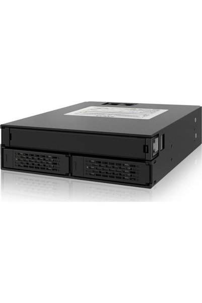 Icy Dock ToughArmor 2x 2.5 ιντσών SATA/SAS HDD/SSD και Λεπτή Κινητή Βάση για ...