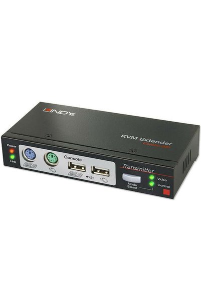 LİNDY 39378 Διακόπτης KVM & Δεδομένων με Ethernet PS/2 USB 2.0 VGA