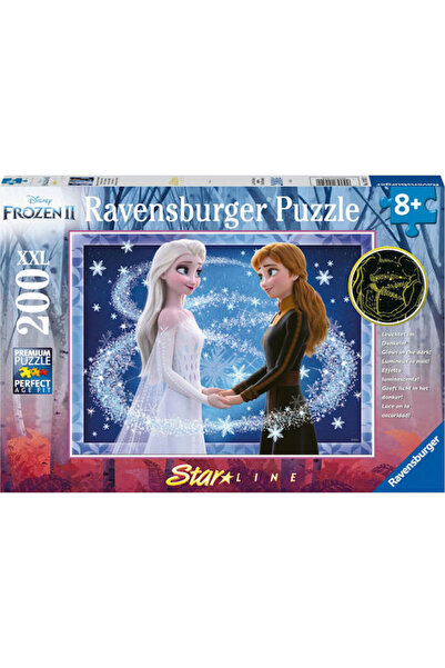 RAVENSBURGER Παιδικό Παζλ Frozen: Έλσα και Άννα για 8+ ετών 200 τεμάχια