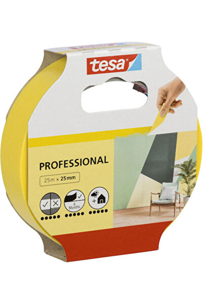 Tesa Ticaret Tesa Ταινία Μασκαρίσματος 25μ x 25χιλ. Preci.indoor Κίτρινο 56270