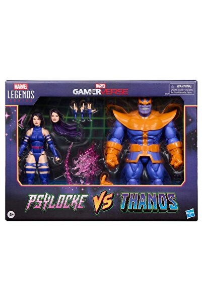 Marvel Hasbro Legends Series Gamerverse Psylocke vs Thanos İkili Aksiyon Figü...