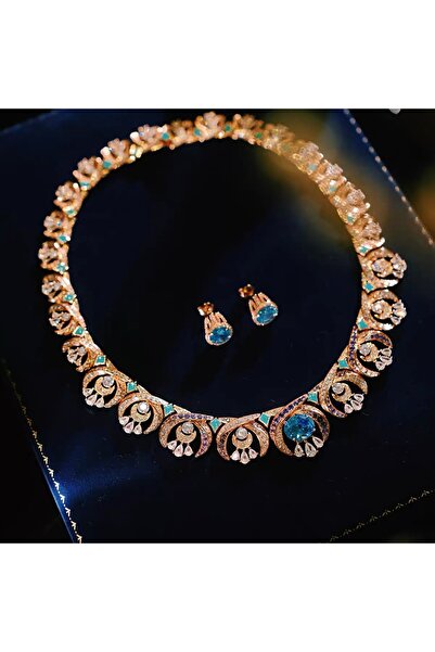 Miss Wang Ladies' high-end earring necklace set