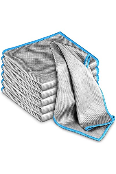 Yelajoy Glass Polishing Cloth Streak Free Miracle Microfiber Cleaning Cloth L...