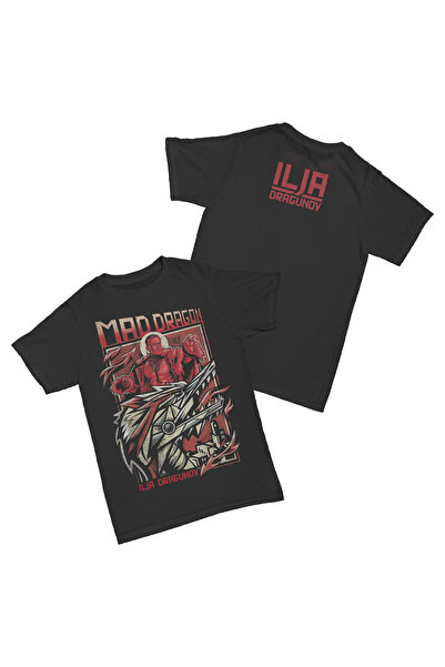 l'eivor Ilja Dragunov - Moscow Maestro Printed Black Cotton T-Shirt